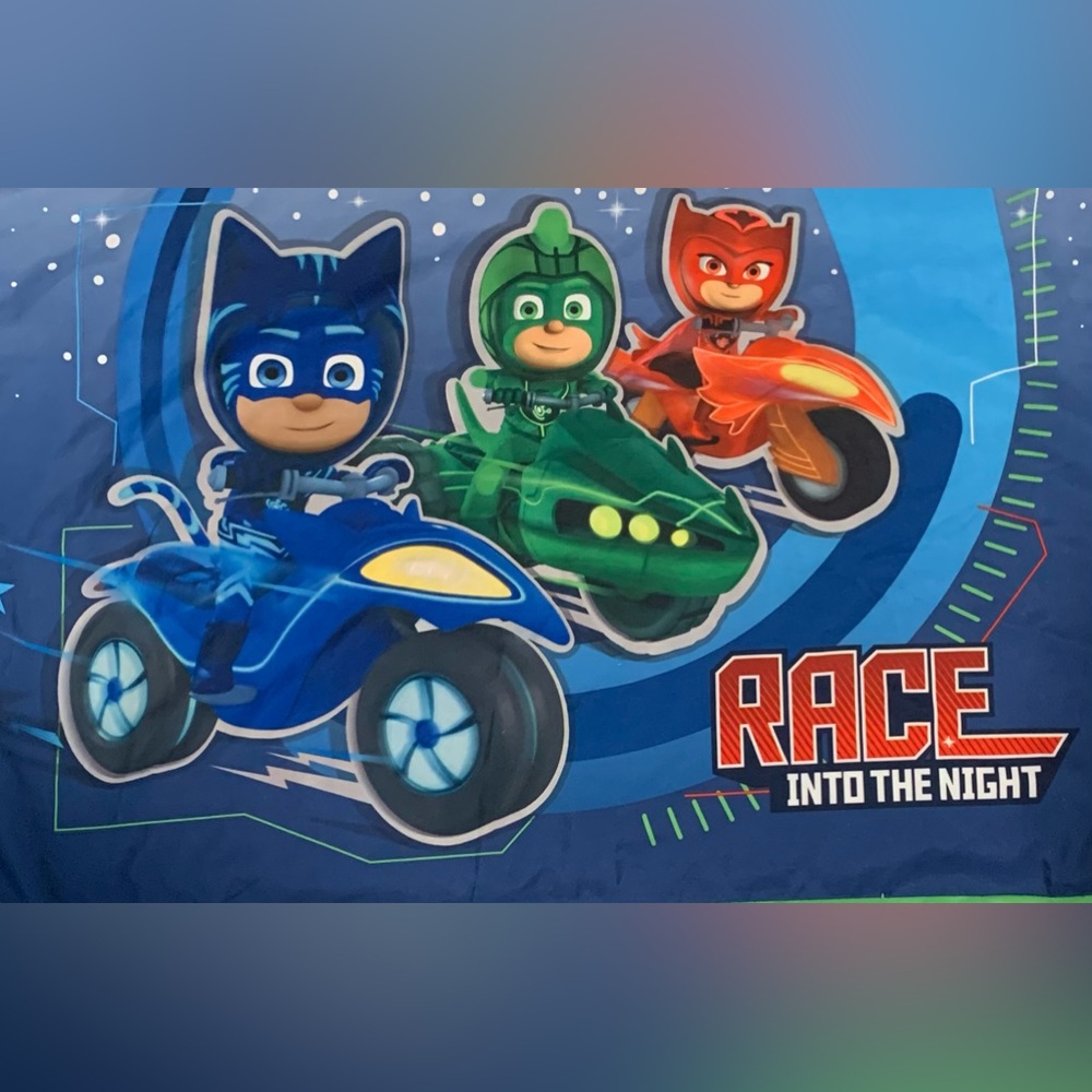 Kids Blue & Green Character Pillowcase- Official Licensed Design